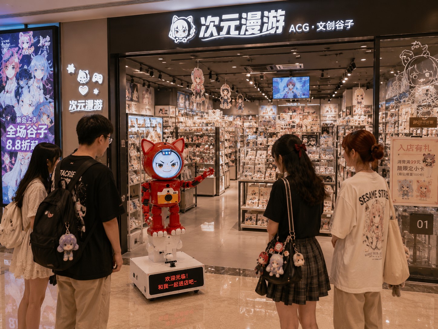 AI机器猫门店运营案例